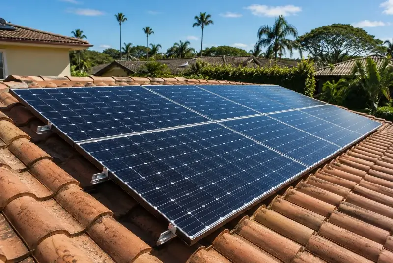 Installation de panneaux solaires à la Forclaz